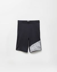 Versace - Embroidered-Logo Bicycle Shorts - Lyst