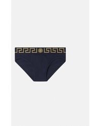 Versace - Slip À Bordure Greca - Lyst