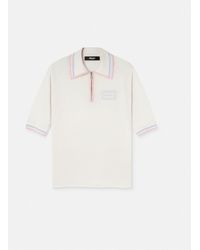 Versace - Knit Loose Polo Shirt - Lyst