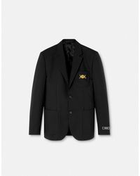 Versace - Wool Slim Blazer - Lyst
