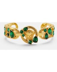 Versace - Medusa '95 Crystal Cuff Bracelet - Lyst