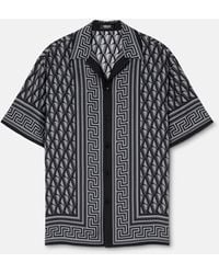Versace - Silk Short-Sleeve Shirt - Lyst