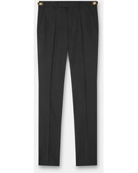 Versace - Wool Tapered Formal Pants - Lyst