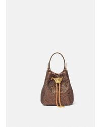 Versace - Crystal La Medusa Mini Bucket Bag - Lyst