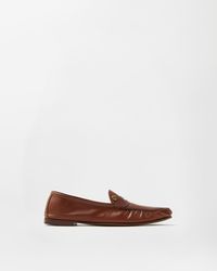 Versace - Guanto Leather Loafers - Lyst