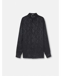 Versace - Barocco Devoré Silk Shirt - Lyst