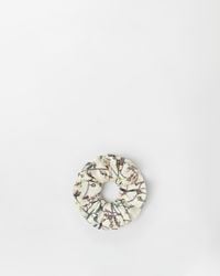 Versace - Printed Silk Twill Scrunchie - Lyst