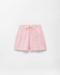 Versace - Jacquard Cotton-Silk Shorts - Lyst