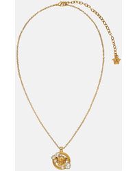 Versace - Medusa '95 Crystal Necklace - Lyst