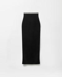 Versace - Skirt With Back Slit - Lyst