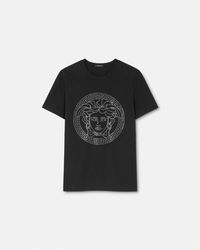 Versace - Crystal Medusa T-shirt - Lyst