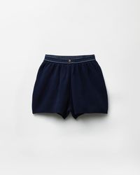 Versace - Cotton Knit Shorts - Lyst