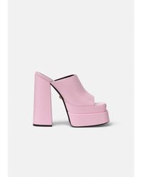versace heels pink