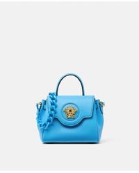 Versace - La Medusa Kleine Henkeltasche Aus Leder - Lyst