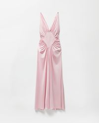 Versace - Viscose-Jersey Draped Gown - Lyst