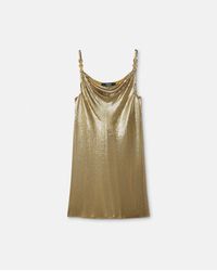 Versace - Metal Mesh Slip Mini Dress - Lyst