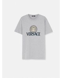 Versace - Medusa Logo T-shirt - Lyst