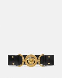 Versace - Medusa '95 Leather Belt 6 Cm - Lyst