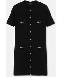 Versace - Dress With Decorative Pockets - Lyst