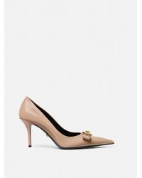 Versace - Gianni Ribbon Escarpins Vernis 85 Mm - Lyst