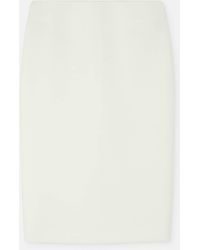 Versace - Double-Wool Crêpe Pencil Skirt - Lyst