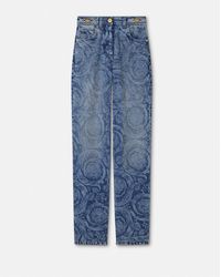 Versace - Vaqueros Barocco De Corte Estándar - Lyst