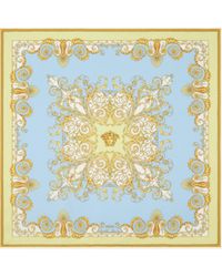 Versace - Printed Silk Twill Scarf 90 Cm - Lyst