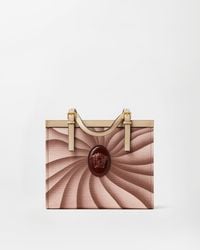 Versace - Rivière Printed Canvas Tote - Lyst