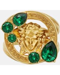 Versace - Medusa '95 Crystal Ring - Lyst