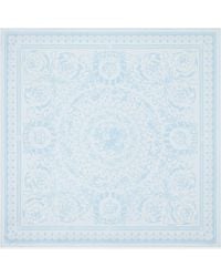 Versace - Barocco Large Silk Foulard 90 Cm - Lyst