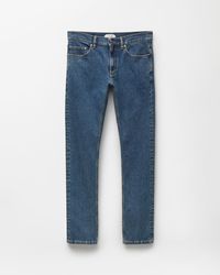 Versace - Embroidered Slim Jeans - Lyst