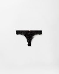 Versace - Lace-Trim Jacquard Silk Slip - Lyst