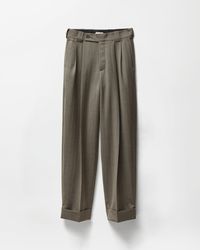 Versace - Pinstripe Wool Twill Oversized Pants - Lyst