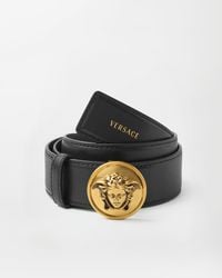 Versace - Ledergürtel 3,5 Cm - Lyst