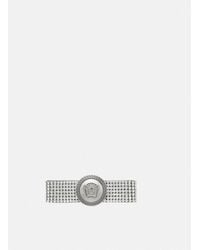 Versace - Right Metal Mesh Gianni Ribbon Hair Clip - Lyst