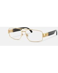 Versace - Medusa Biggie Navigator Glasses - Lyst