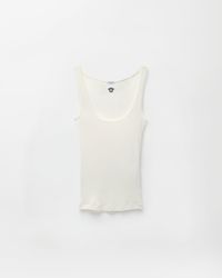 Versace - Embroidered Ribbed Wool Tank Top - Lyst