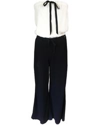 Chanel Salopette in Lino - Nero