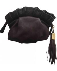 Sandro Leder Geldbeutel - Braun