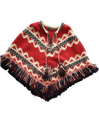 Chanel Chaqueta en lana rojo \N