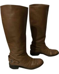 Marni Stivali da cavallerizza in Pelle - Marrone