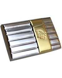 Dior Boutons de manchette en Métal Argenté - Multicolore