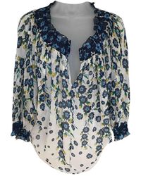 Diane von Furstenberg Seide Bluse - Mehrfarbig