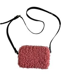 Sandro Synthetikpelz Handtaschen - Pink