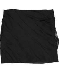 Diane von Furstenberg Jupe \N en Soie Noir