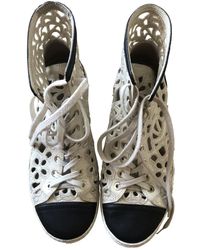 Chanel Sneakers in Pelle - Bianco