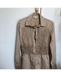 Maje Spring Summer 2018 Beige Cotton Jumpsuits - Natural