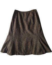 Max Mara Wool Mid-length Skirt - Multicolour