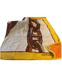 Hermès Costume da bagno in cotone multicolore - Arancione