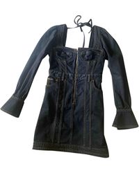 Self-Portrait Mini kleid - Schwarz